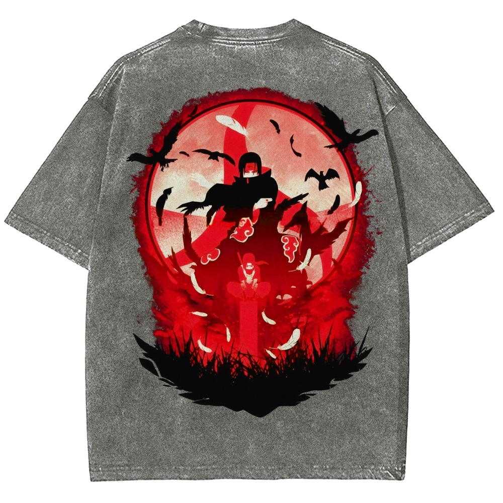Naruto Unisex Fit Washed T-Shirt 2502006796-Coordom