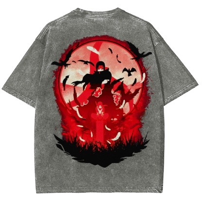 Naruto Unisex Fit Washed T-Shirt 2502006796-Coordom