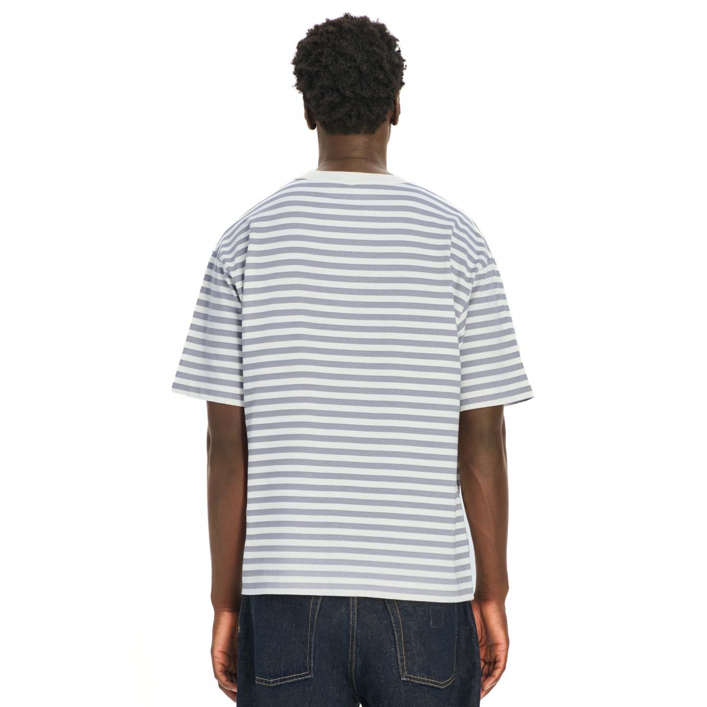 "koi" T Shirt grey striped-Coordom