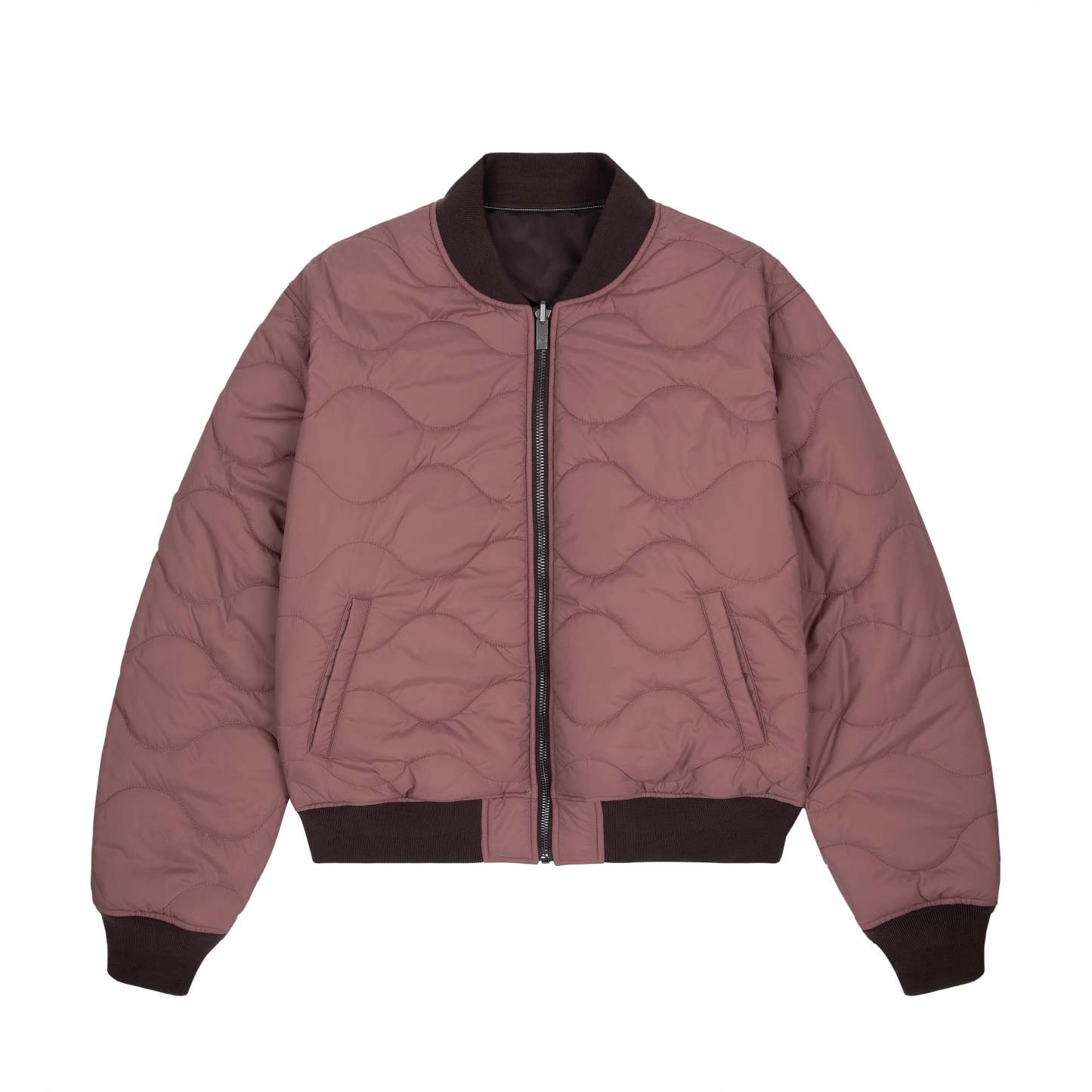 "yakuza v2" bomber Jacket deep plum-Coordom