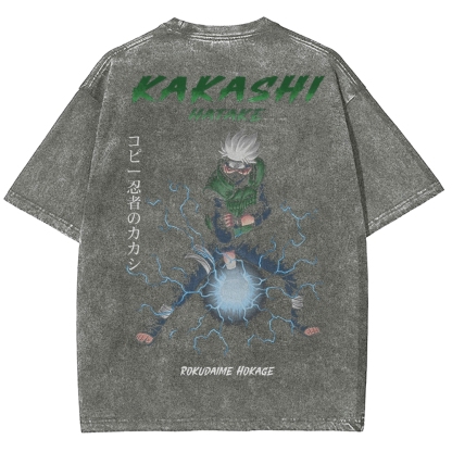 Naruto Unisex Fit Washed T-Shirt 2502006947-Coordom