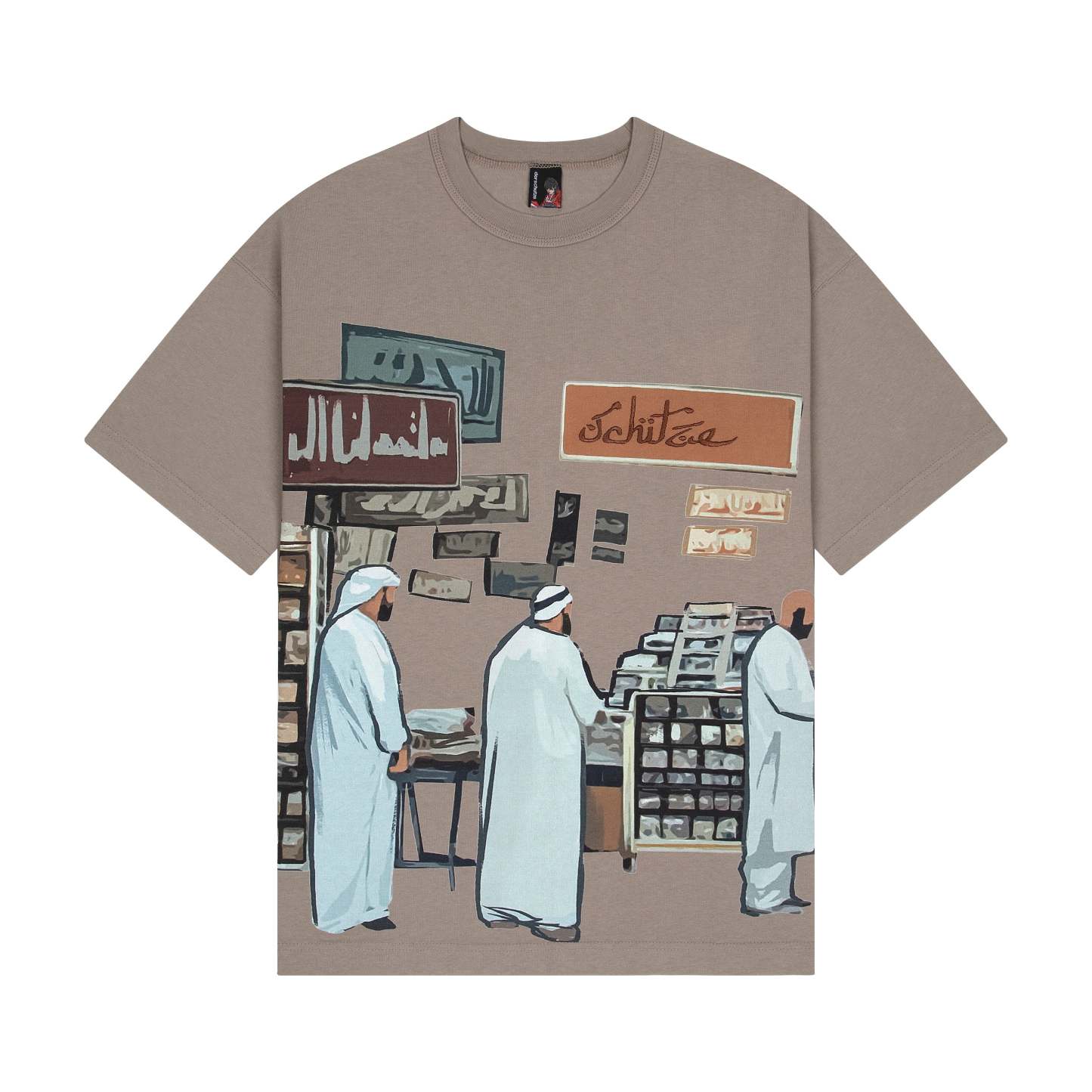 "yasmin v4" T Shirt taupe-Coordom