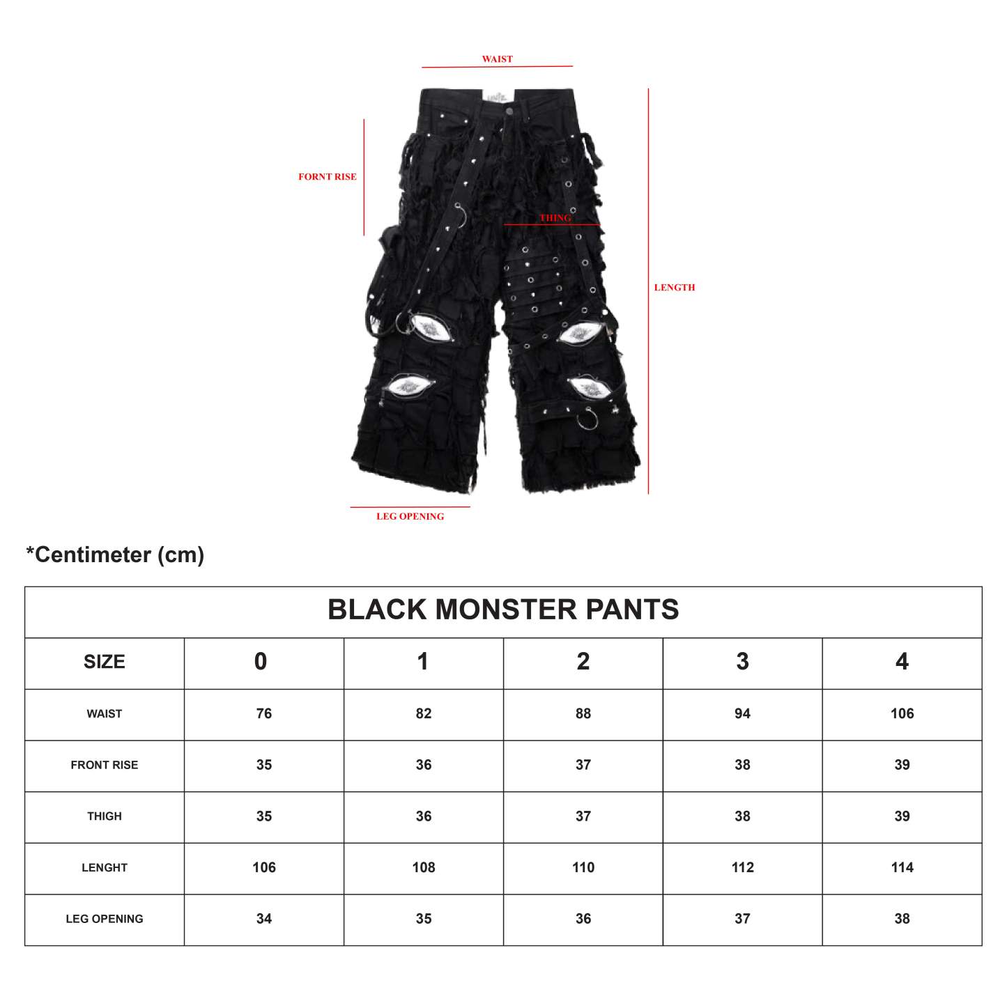 Black Monster Pants-Coordom