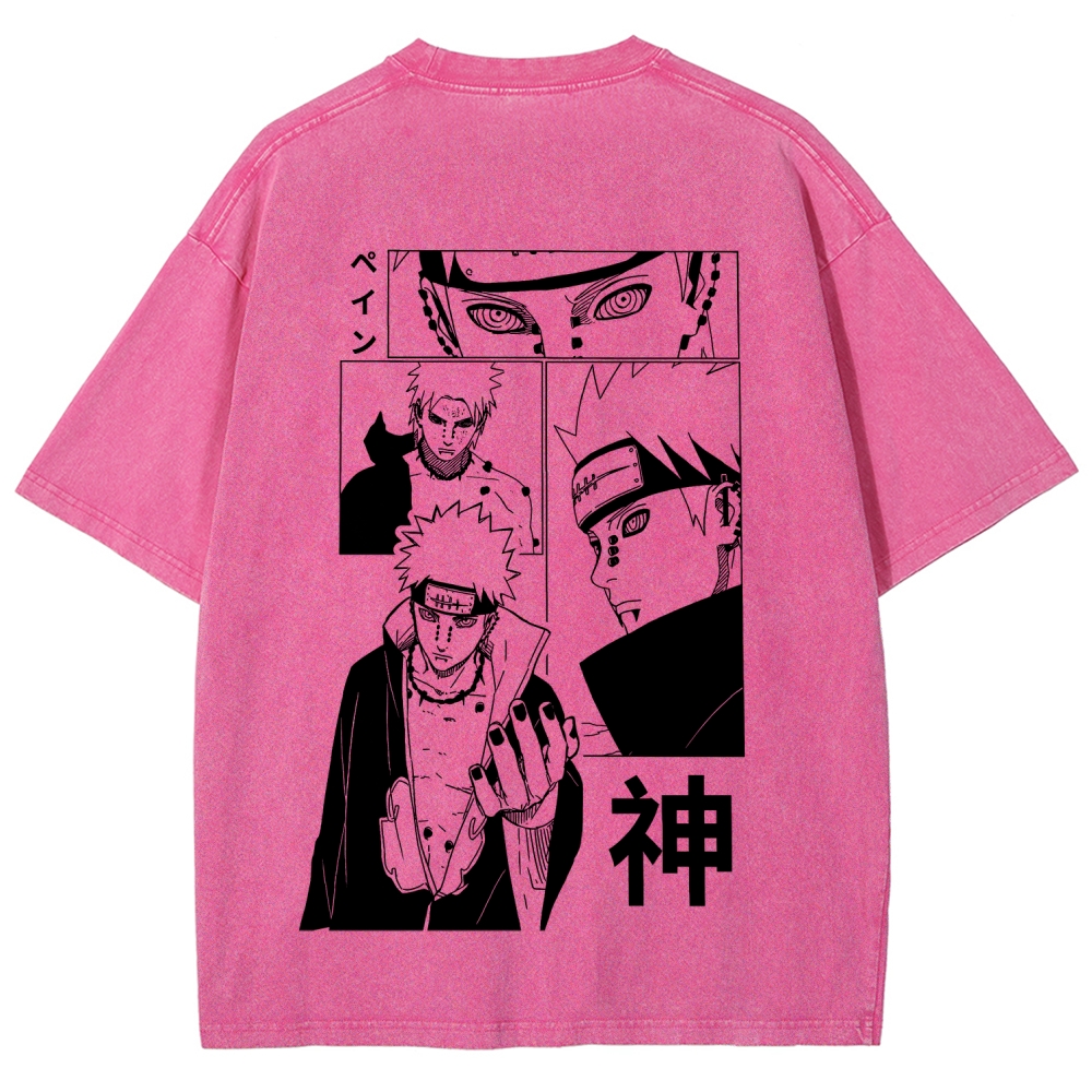 Naruto Unisex Fit Washed T-Shirt 2509012213-Coordom