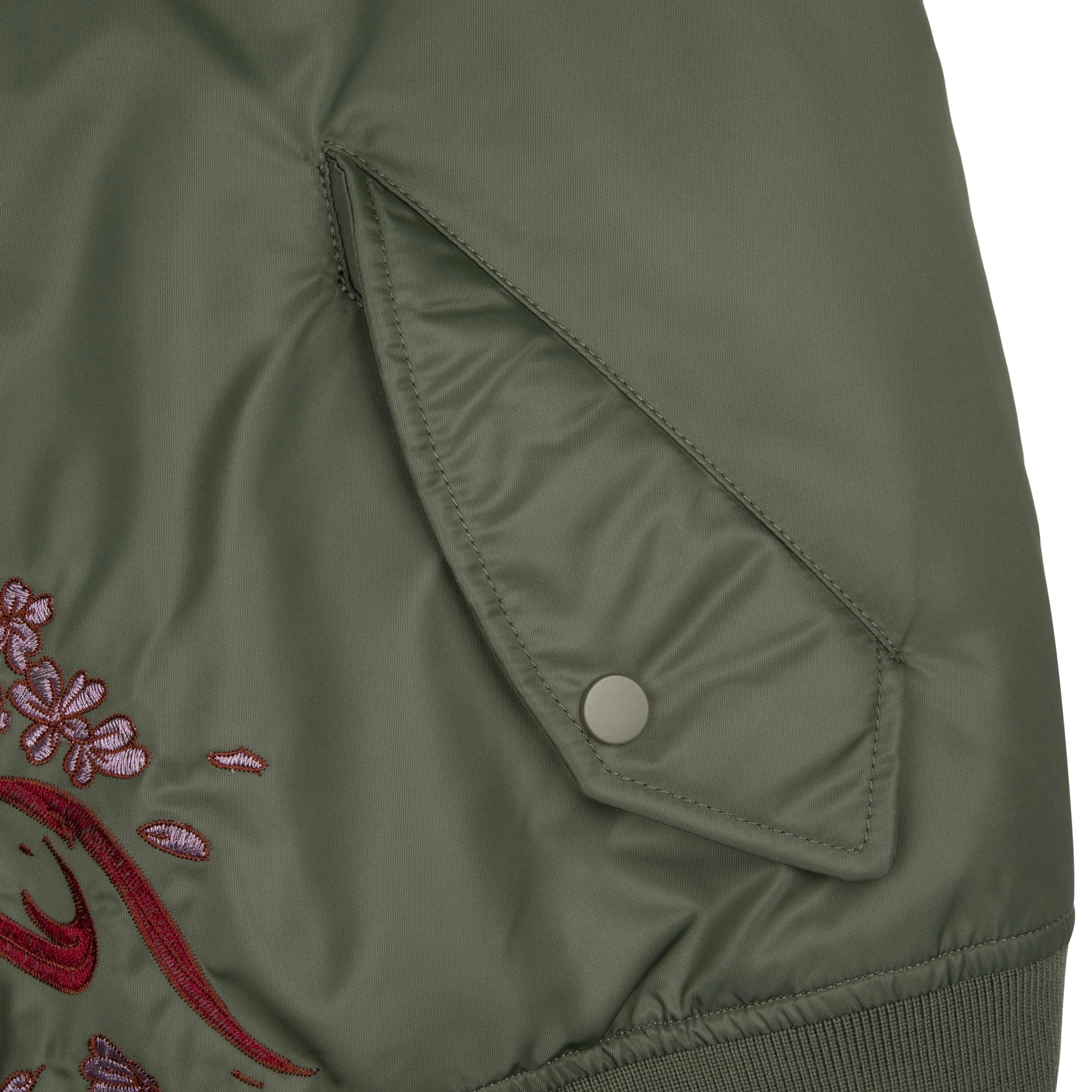 "yakuza v2" bomber Jacket dark green-Coordom