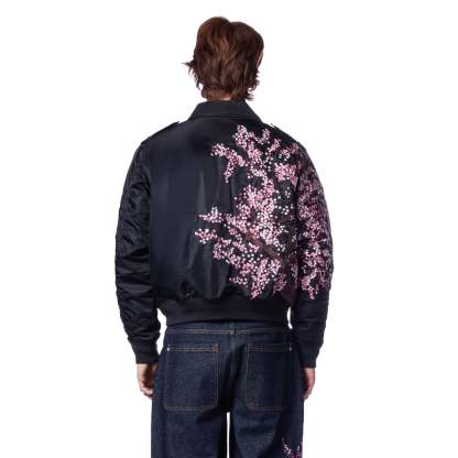 "blossom v3" bomber Jacket black-Coordom