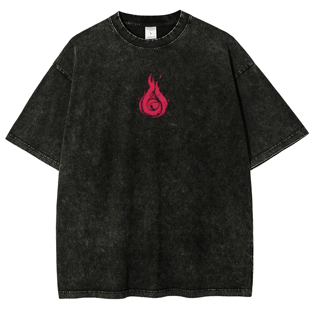 Naruto Unisex Fit Washed T-Shirt 2507030098-Coordom