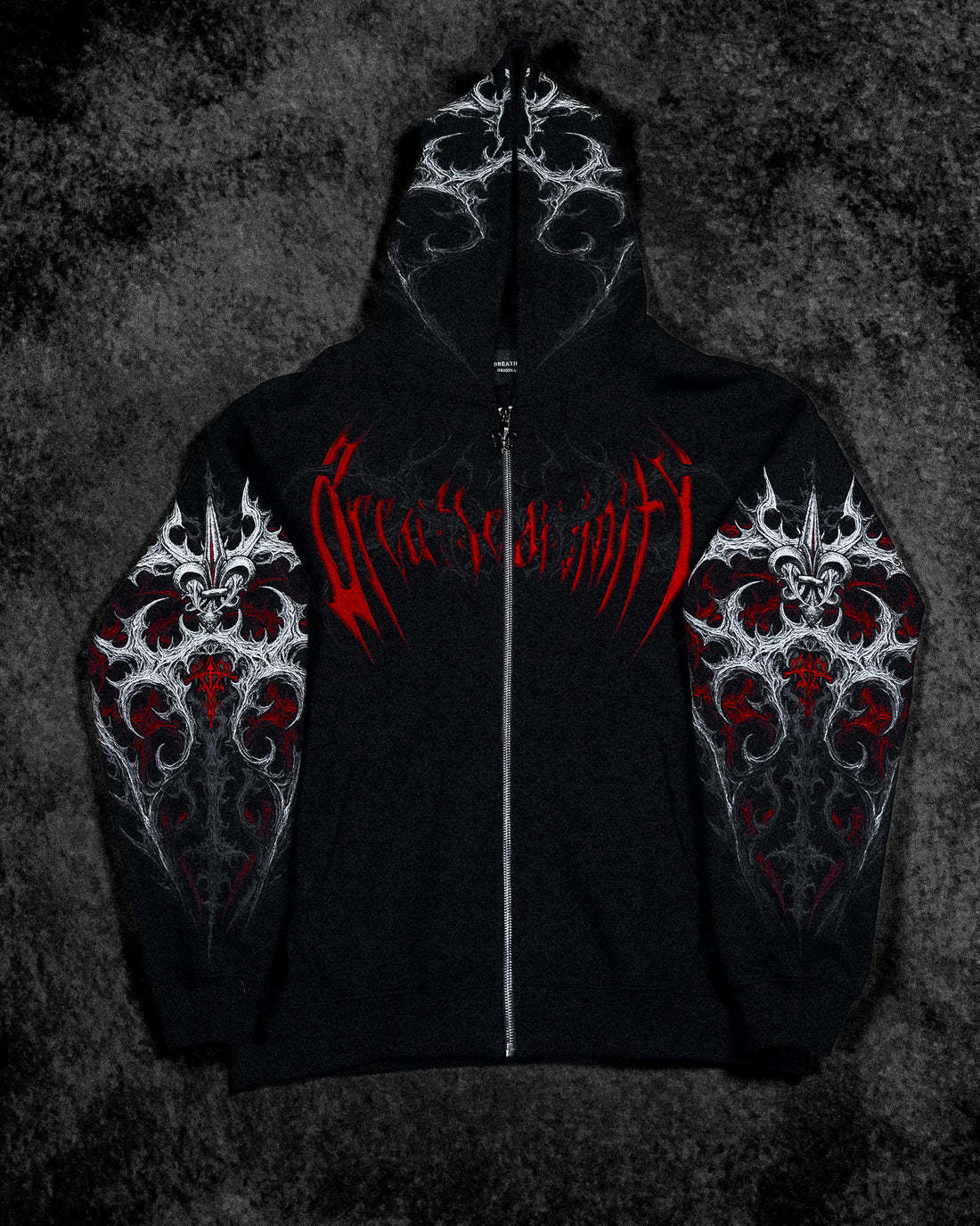 Heavenly Knight Oversized Zipup Hoodie-Coordom
