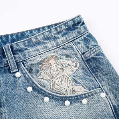 "awakening" Jorts blue-Coordom