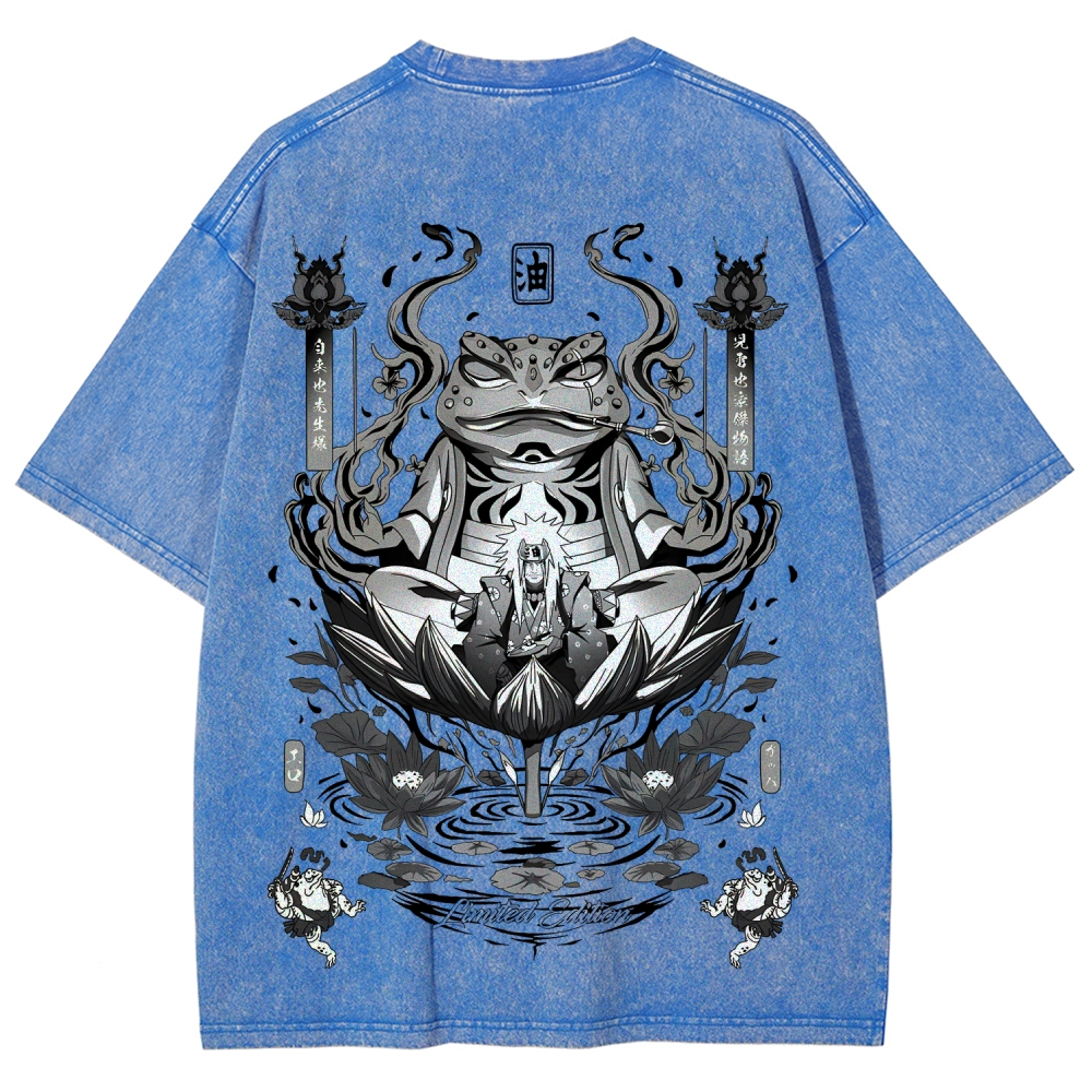 Jiraiya Unisex Fit Washed T-Shirt 2510008383-Coordom