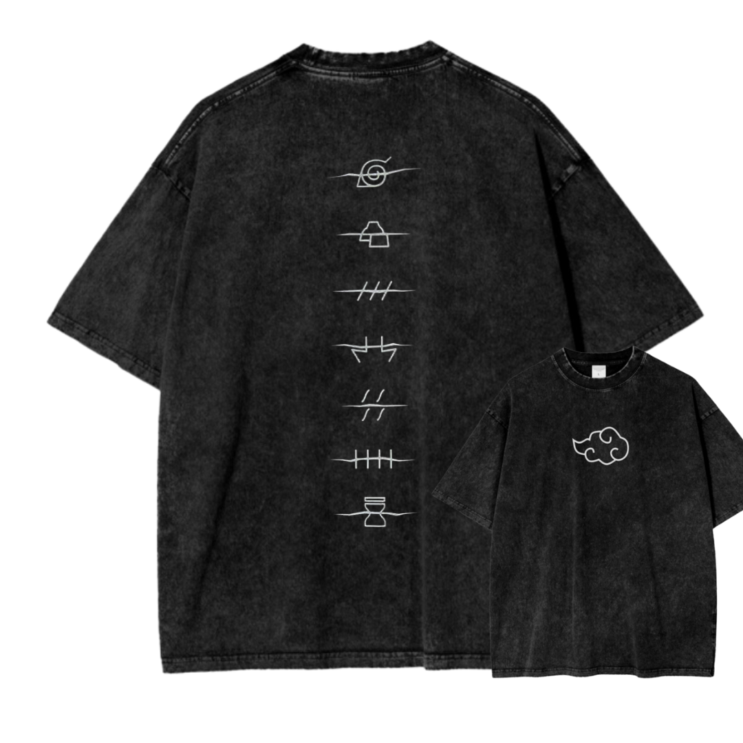 AKATSUKI II STREETWEAR WASH TEE-Coordom
