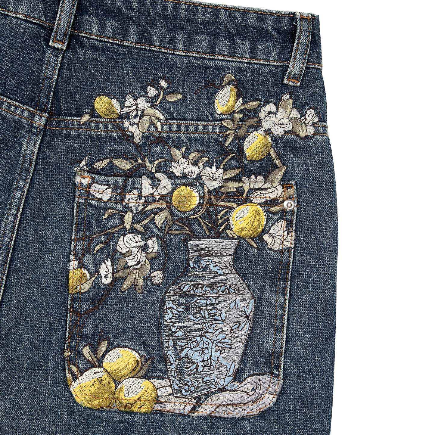 "garden of eden" indigo Denim-Coordom