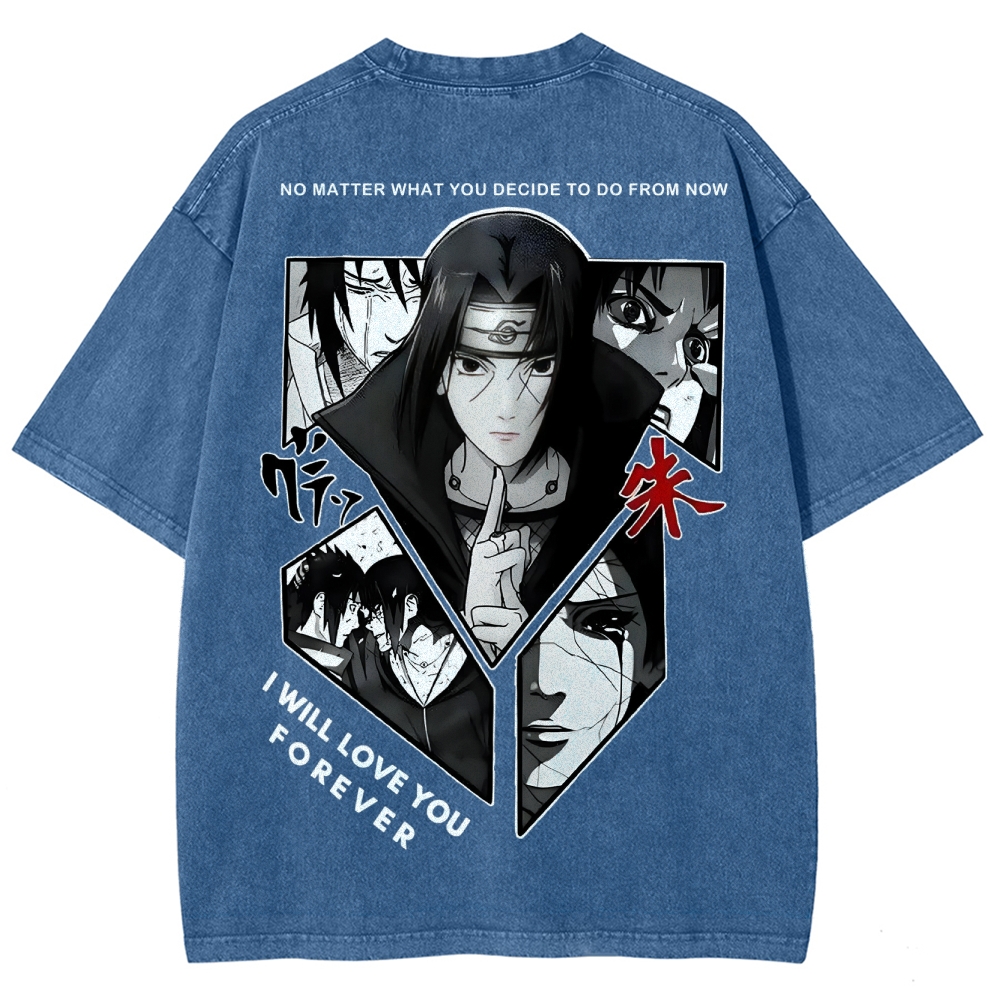 Naruto Unisex Fit Washed T-Shirt 2502003552-Coordom