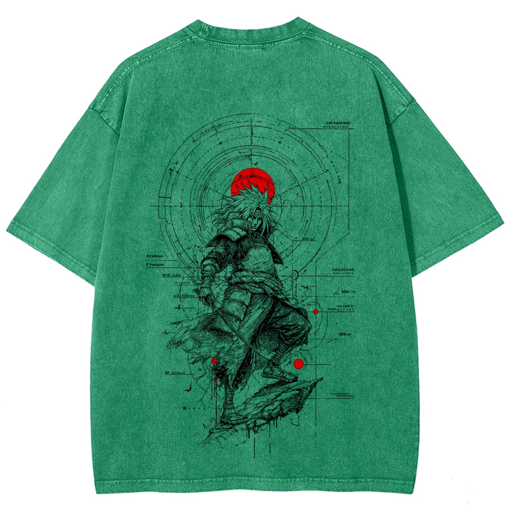 Naruto Unisex Fit Washed T-Shirt 2508017092-Coordom