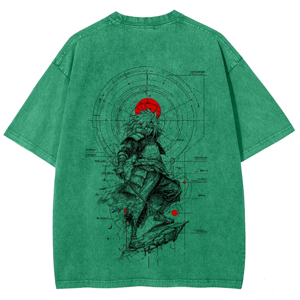 Naruto Unisex Fit Washed T-Shirt 2508017092-Coordom