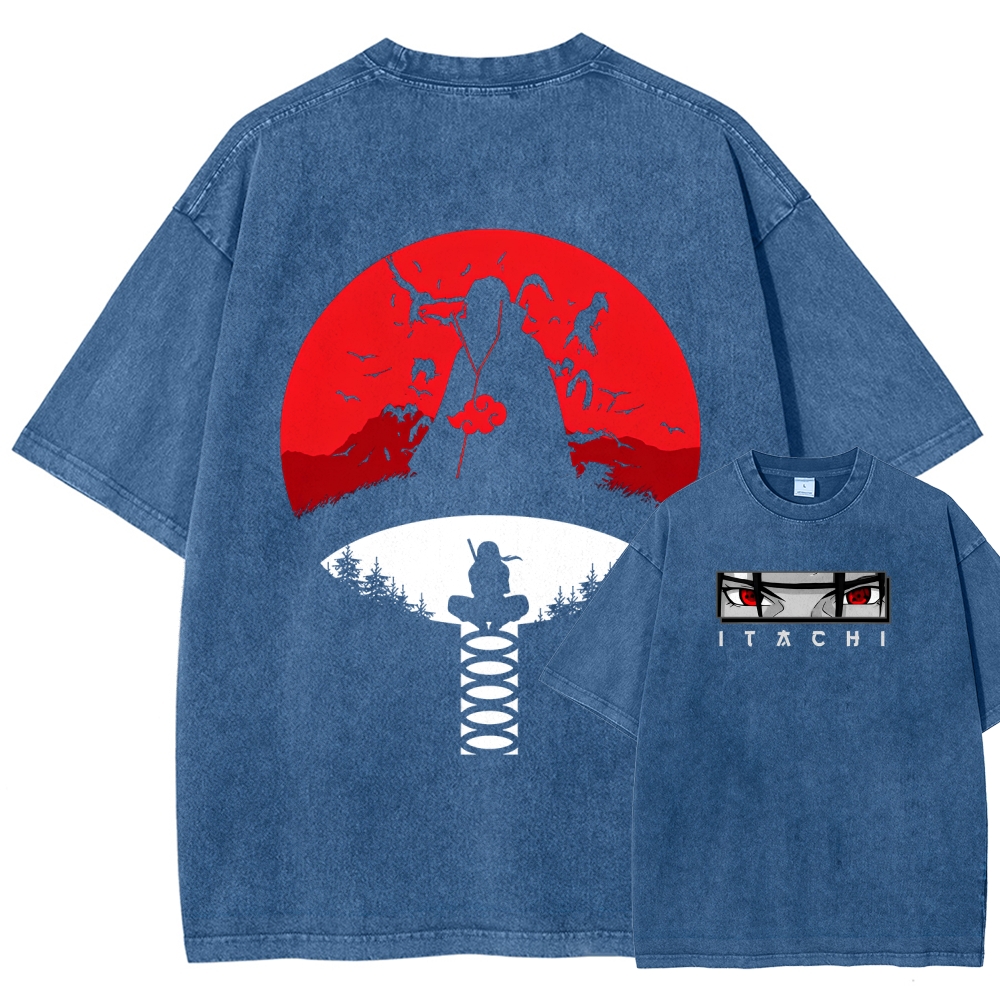 Naruto Unisex Fit Washed T-Shirt 2508023391-Coordom