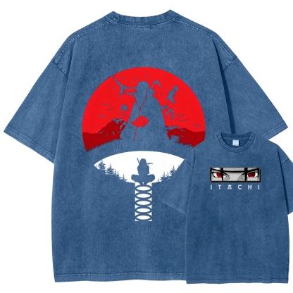 Naruto Unisex Fit Washed T-Shirt 2508023391-Coordom