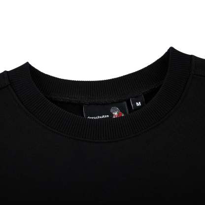 "awakening" Crewneck black 02-Coordom
