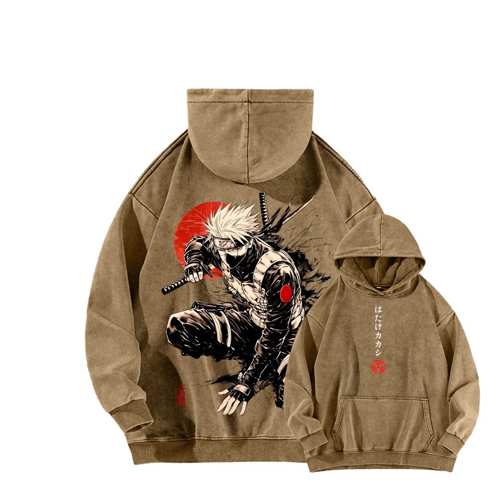 Naruto Unisex Washed Hoodie 2511024516-Coordom