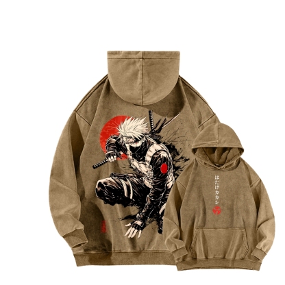Naruto Unisex Washed Hoodie 2511024516-Coordom