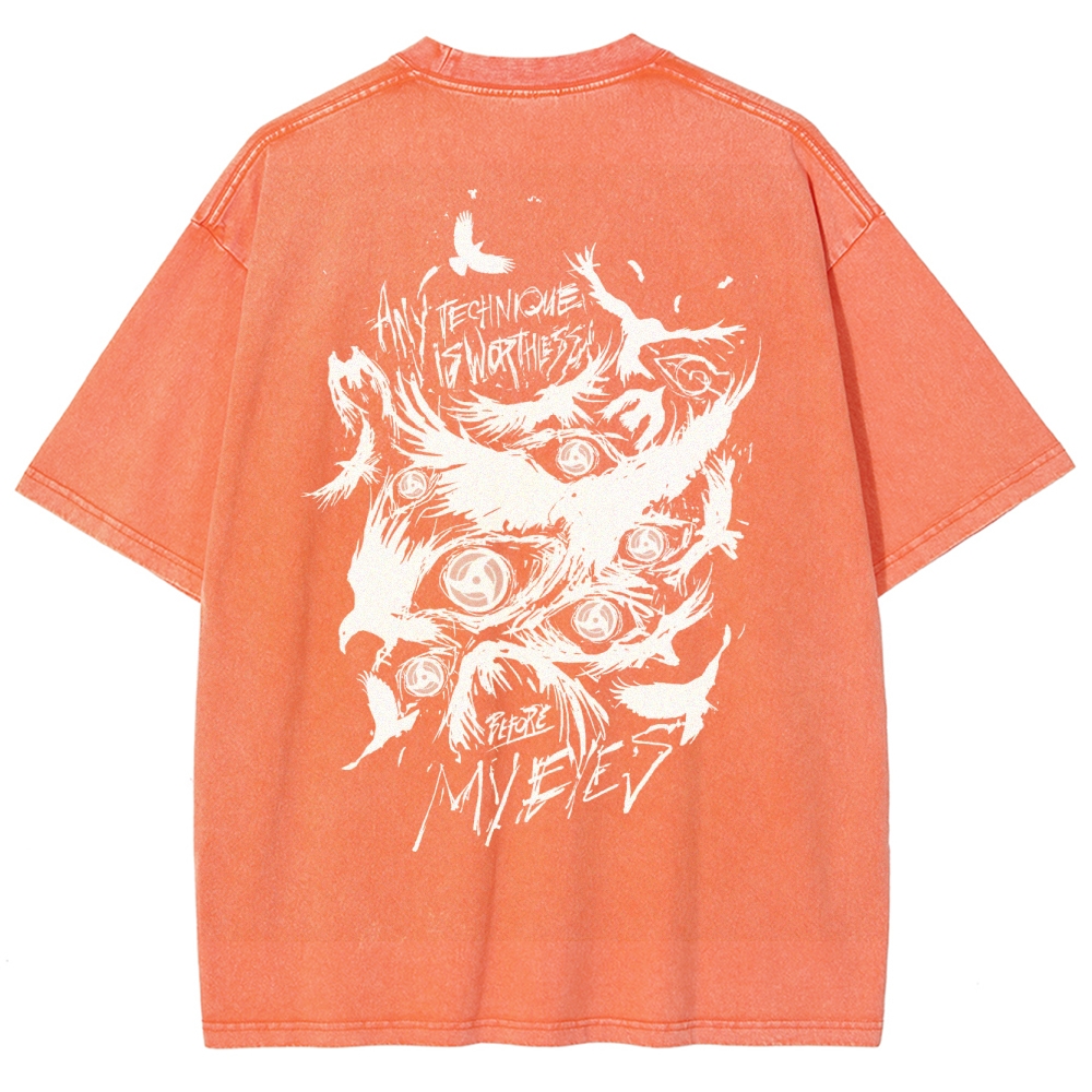 Naruto Unisex Fit Washed T-Shirt-Coordom