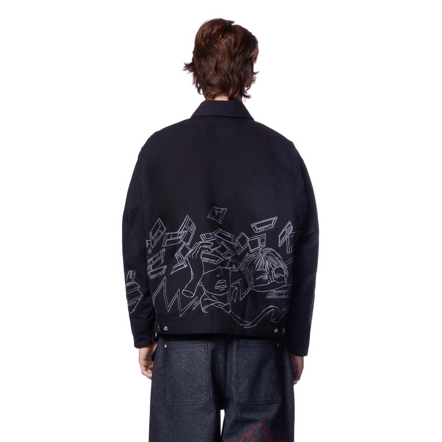 "wall street" denim Jacket-Coordom