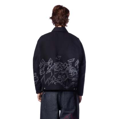 "wall street" denim Jacket-Coordom