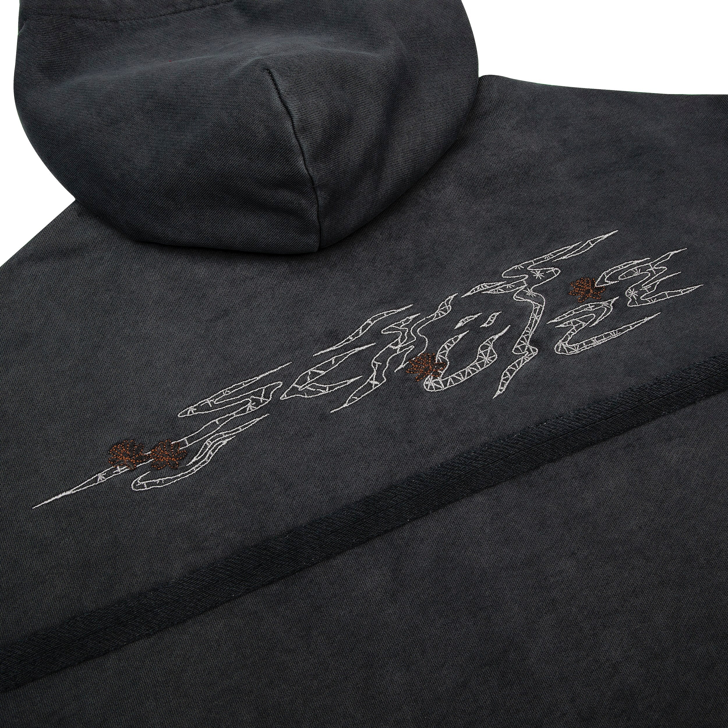 "sashiko" Hoodie anthracite-Coordom