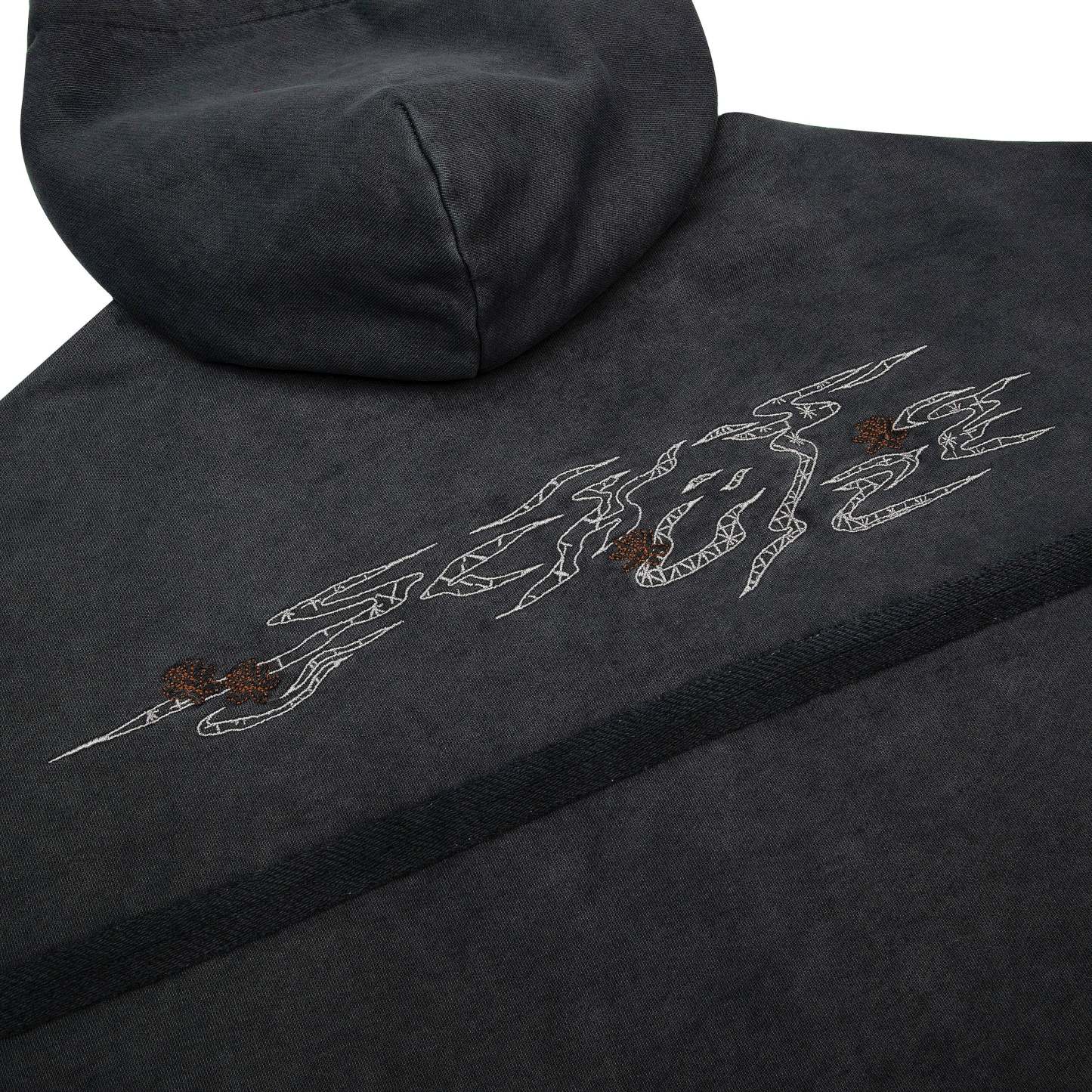 "sashiko" Hoodie anthracite-Coordom