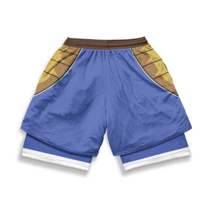 Vegeta Gym Shorts-Coordom