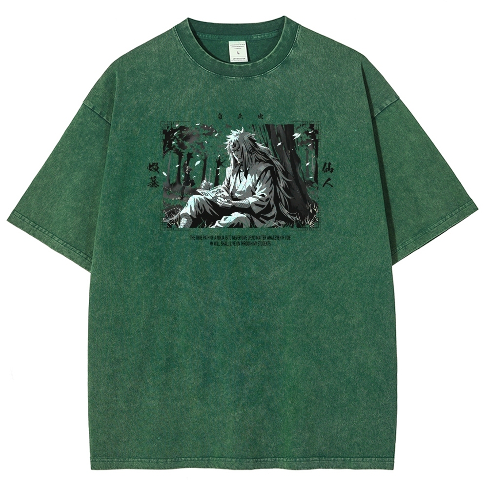 Jiraiya Unisex Fit Washed T-Shirt 2510008383-Coordom