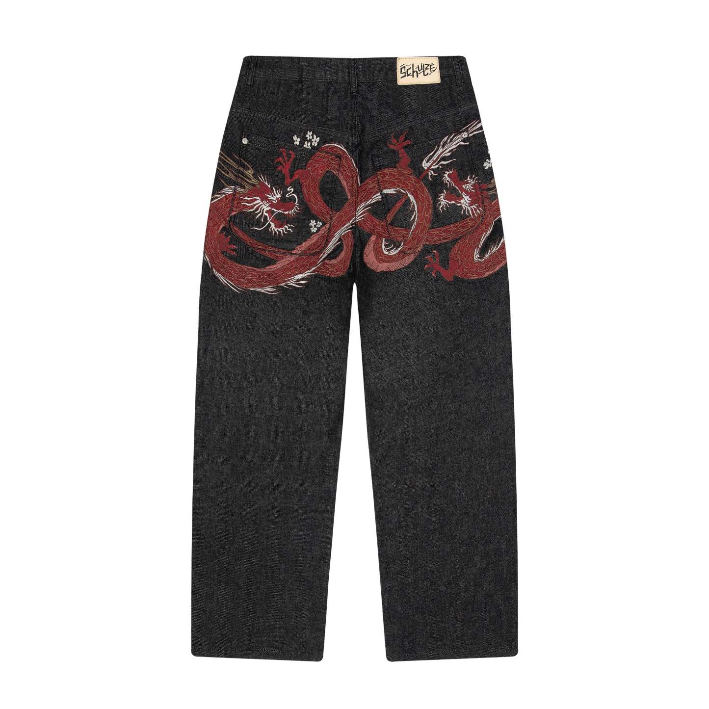 "yakuza" raw Denim black-Coordom
