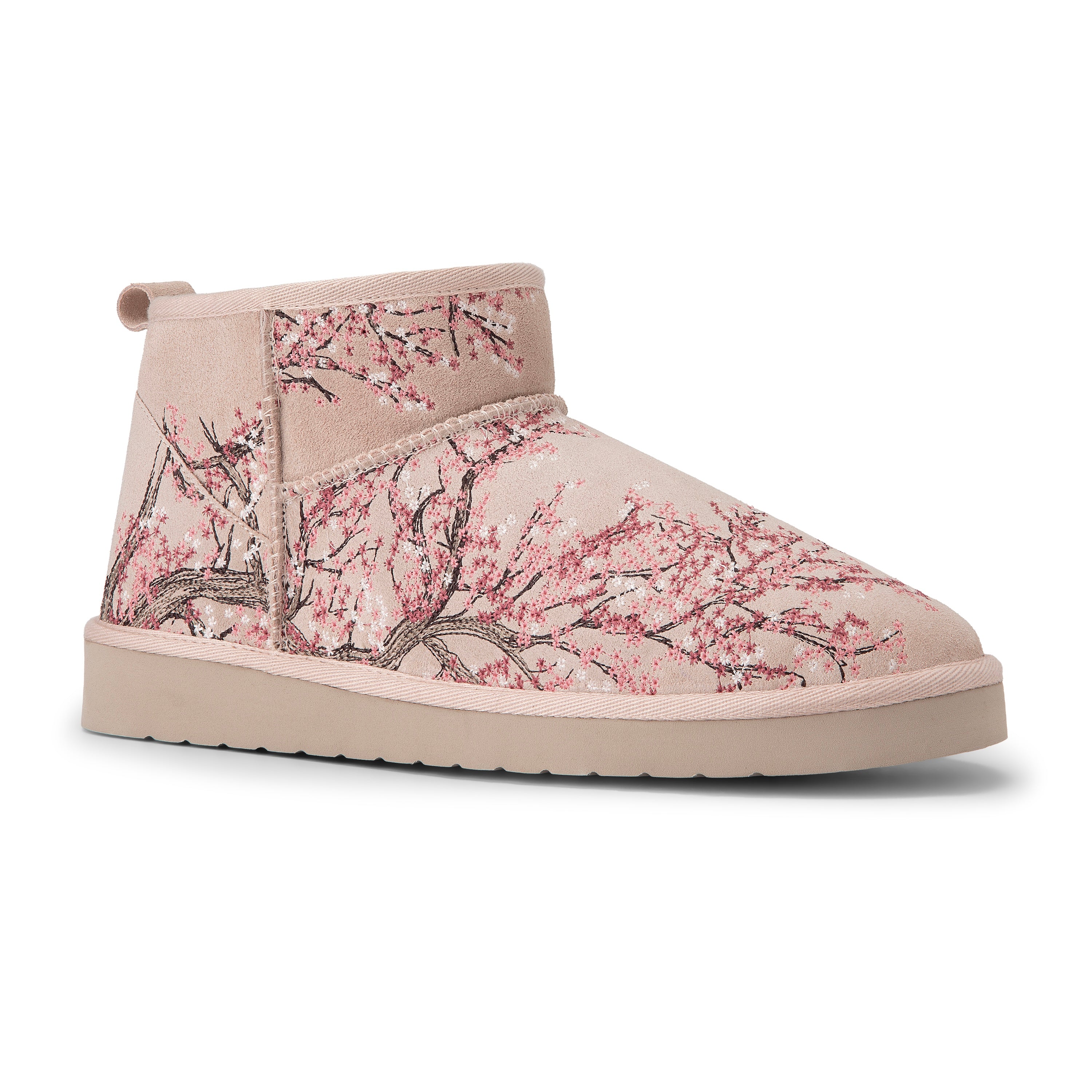 "blossom" fur-lined Boots-Coordom