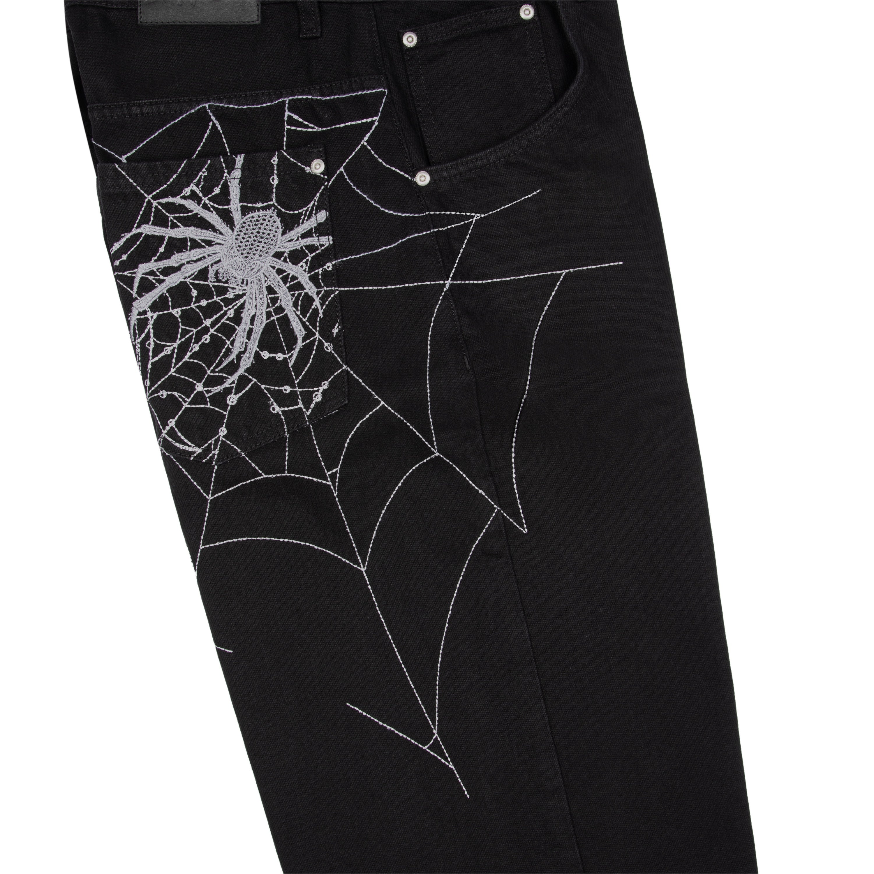 "spiderweb" raw Denim-Coordom