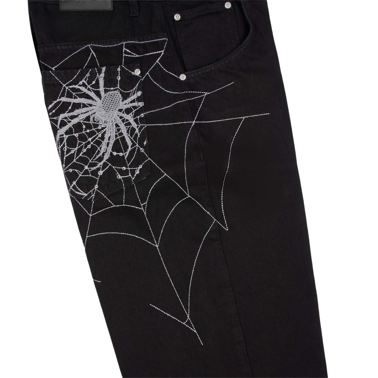 "spiderweb" raw Denim-Coordom