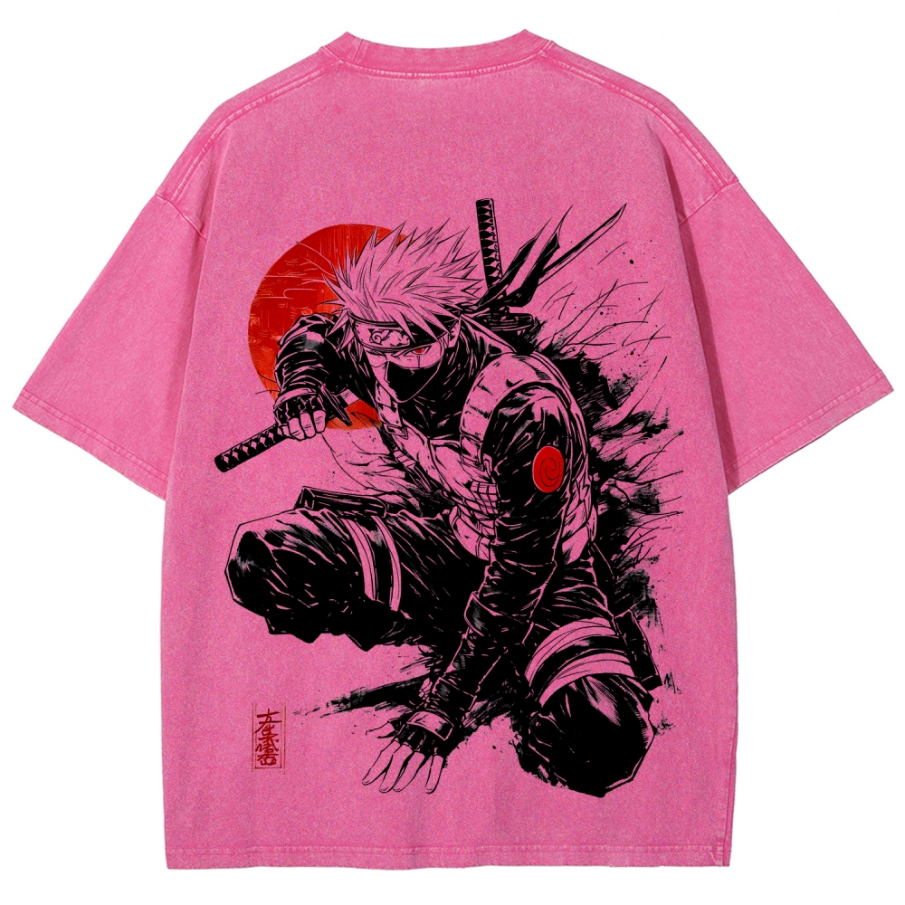 Naruto Unisex Fit Washed T-Shirt 2511024505-Coordom