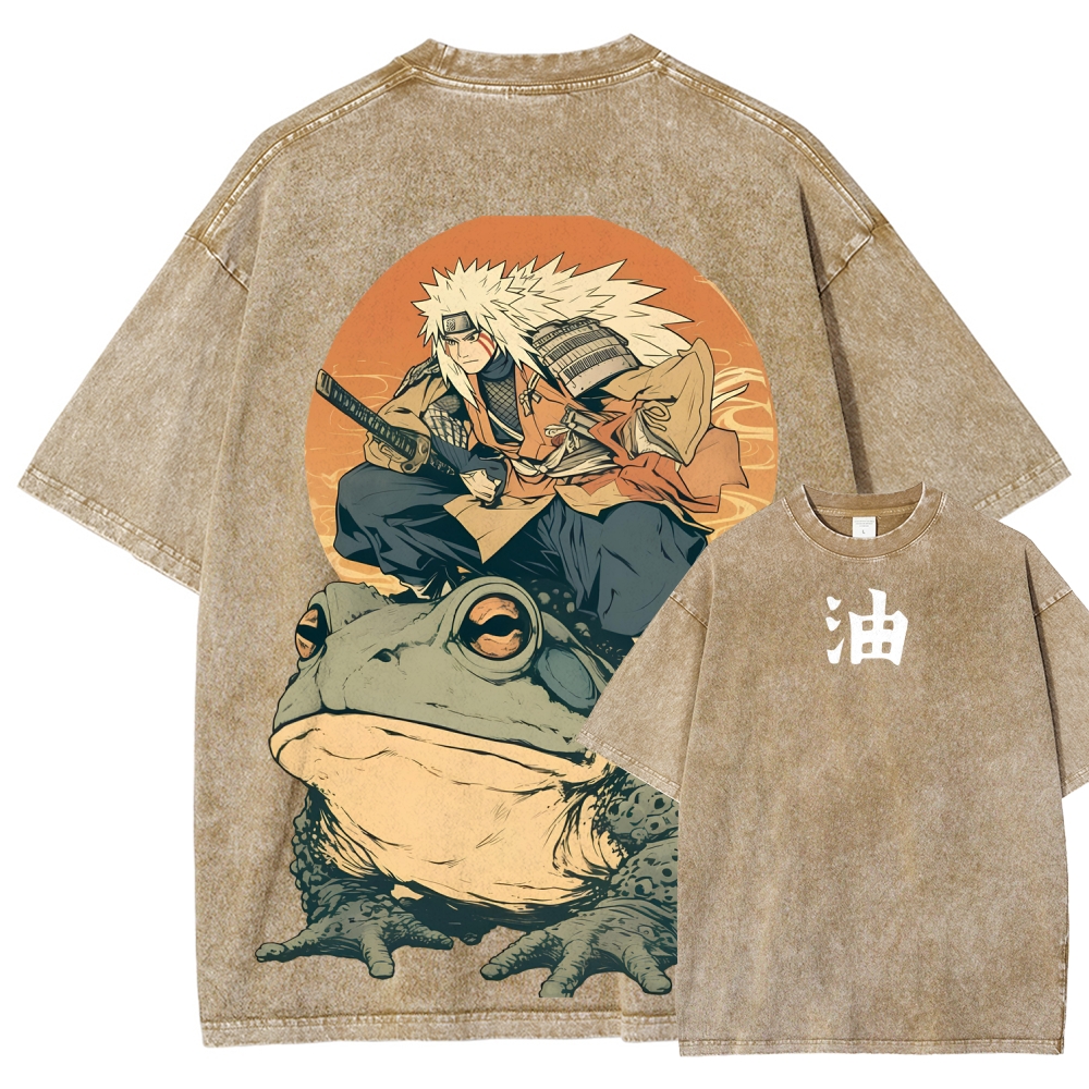 Naturo Unisex Fit Washed T-Shirt 2507024176-Coordom