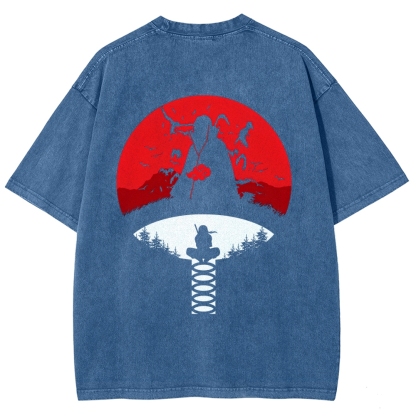 Naruto Unisex Fit Washed T-Shirt 2508023391-Coordom