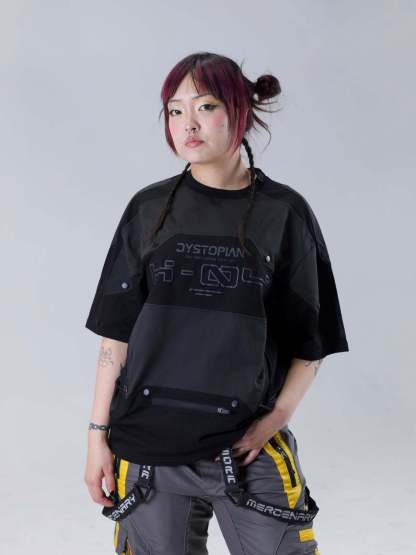 CYBER T-shirt Black-Coordom