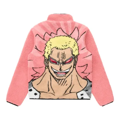 DO FLAMINGO REVERSIBLE SHERPA FLEECE JACKET-Coordom