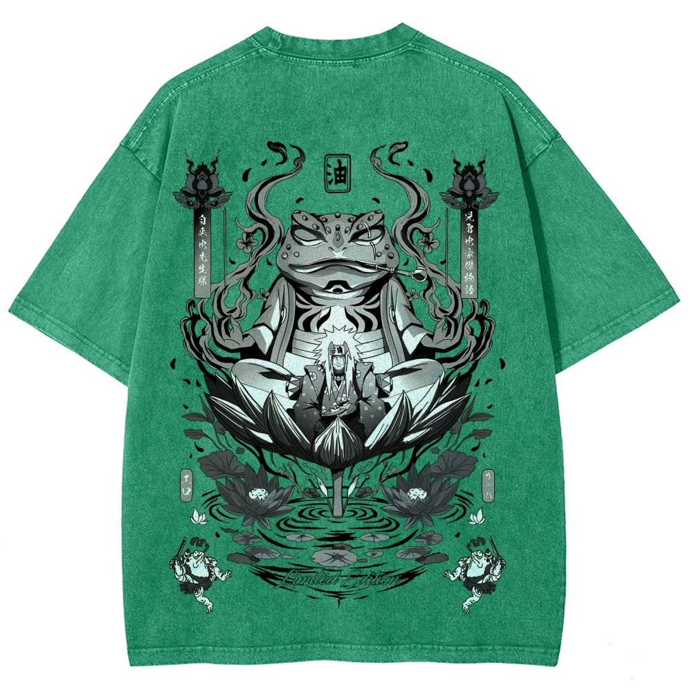 Jiraiya Unisex Fit Washed T-Shirt 2510008383-Coordom