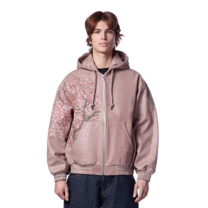 "blossom v3" Leather Jacket-Coordom