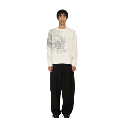 "yakuza v2" ribbed Longsleeve-Coordom