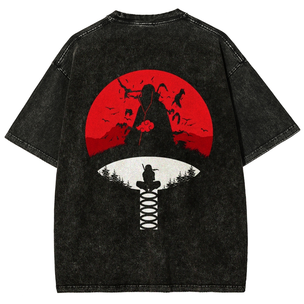 Naruto Unisex Fit Washed T-Shirt 2508023391-Coordom