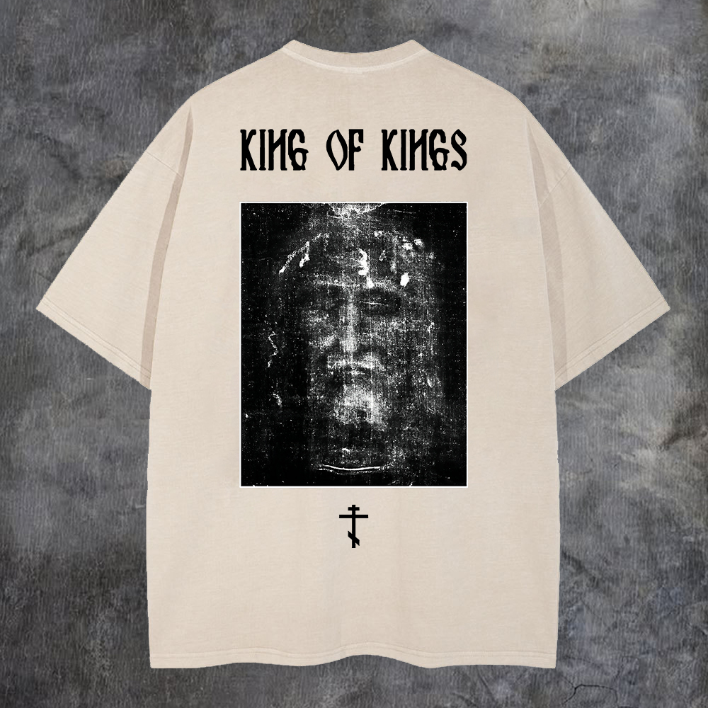 King Of Kings Washed T-Shirt-Coordom