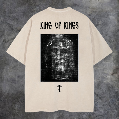 King Of Kings Washed T-Shirt-Coordom