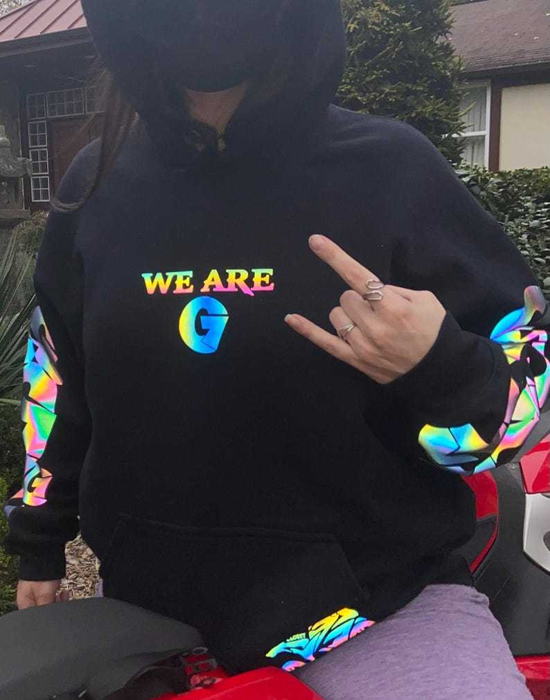 G7 Rainbow Reflective Hoodie-Coordom