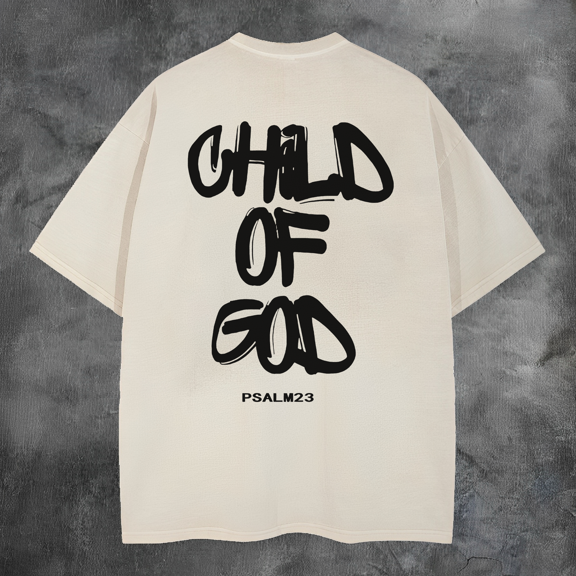 Child Of God Printed Men's Washed Tee-Coordom