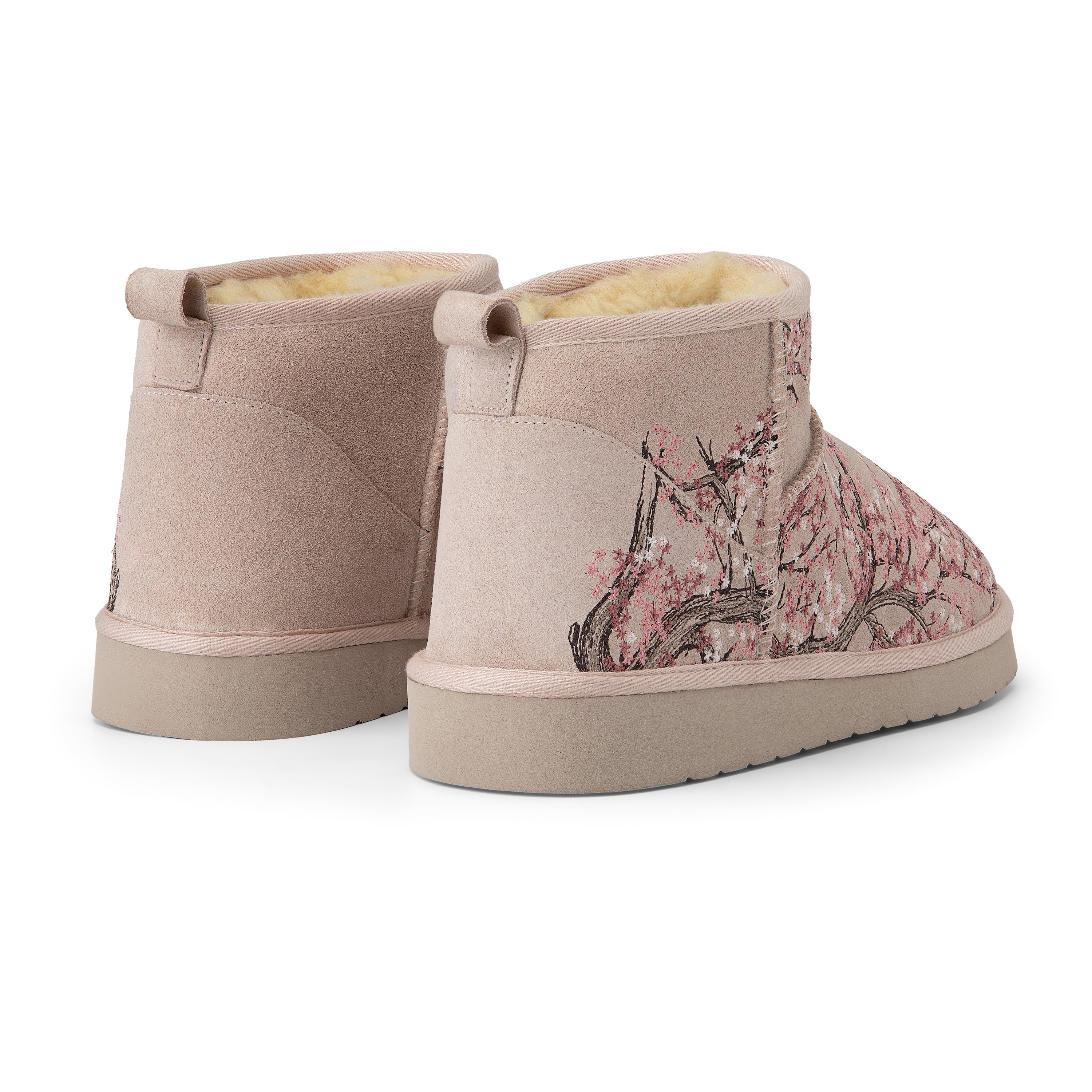 "blossom" fur-lined Boots-Coordom