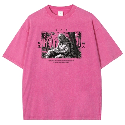 Jiraiya Unisex Fit Washed T-Shirt 2510008383-Coordom